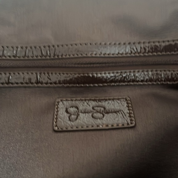 JESSICA Simpson Python Snakeskin Faux Leather Tote - Picture 7 of 12